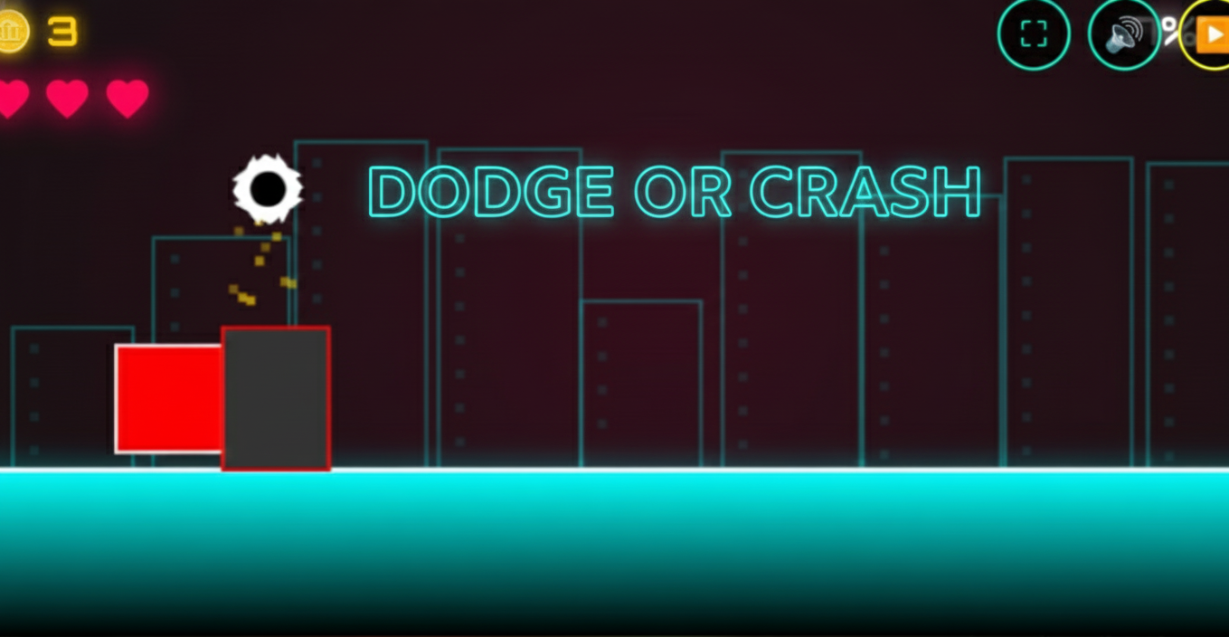 Neon Dash Gameplay - Dodge or Crash